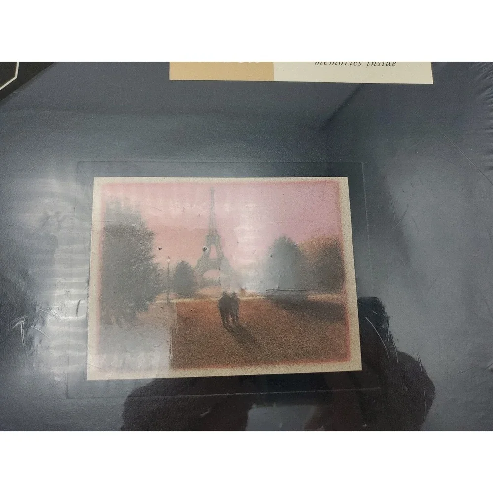 Acid Free‎ Photo Archival Album 40 Pgs Eiffel Tower 10x10in Corner Mounts Canson